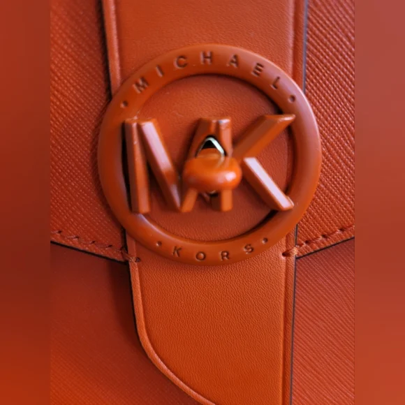 Michael Kors Orange Chain Strap Bag - Picture 6 of 8